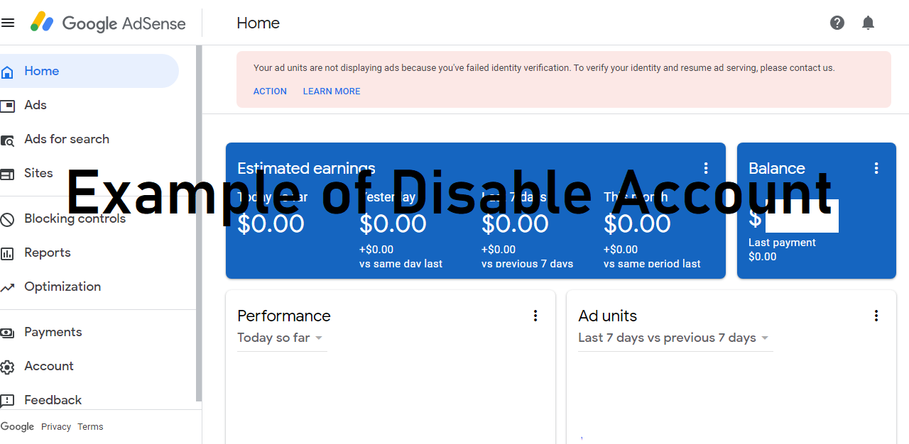 Fix Adsense Existing Account | Step 1